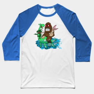 Cryptid Party Baseball T-Shirt